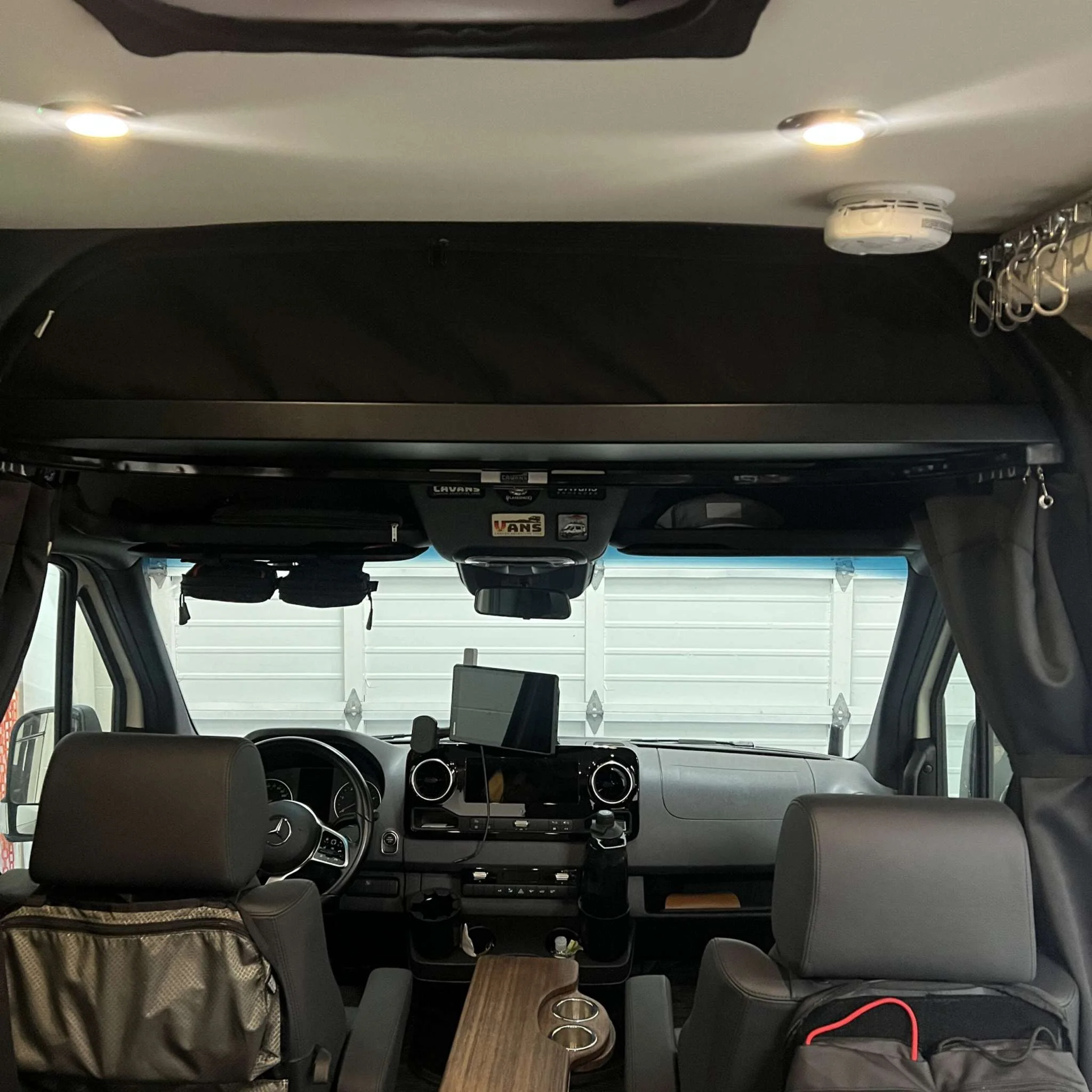 2019+ Sprinter Headliner Shelf No Curtain Rod - Image 4