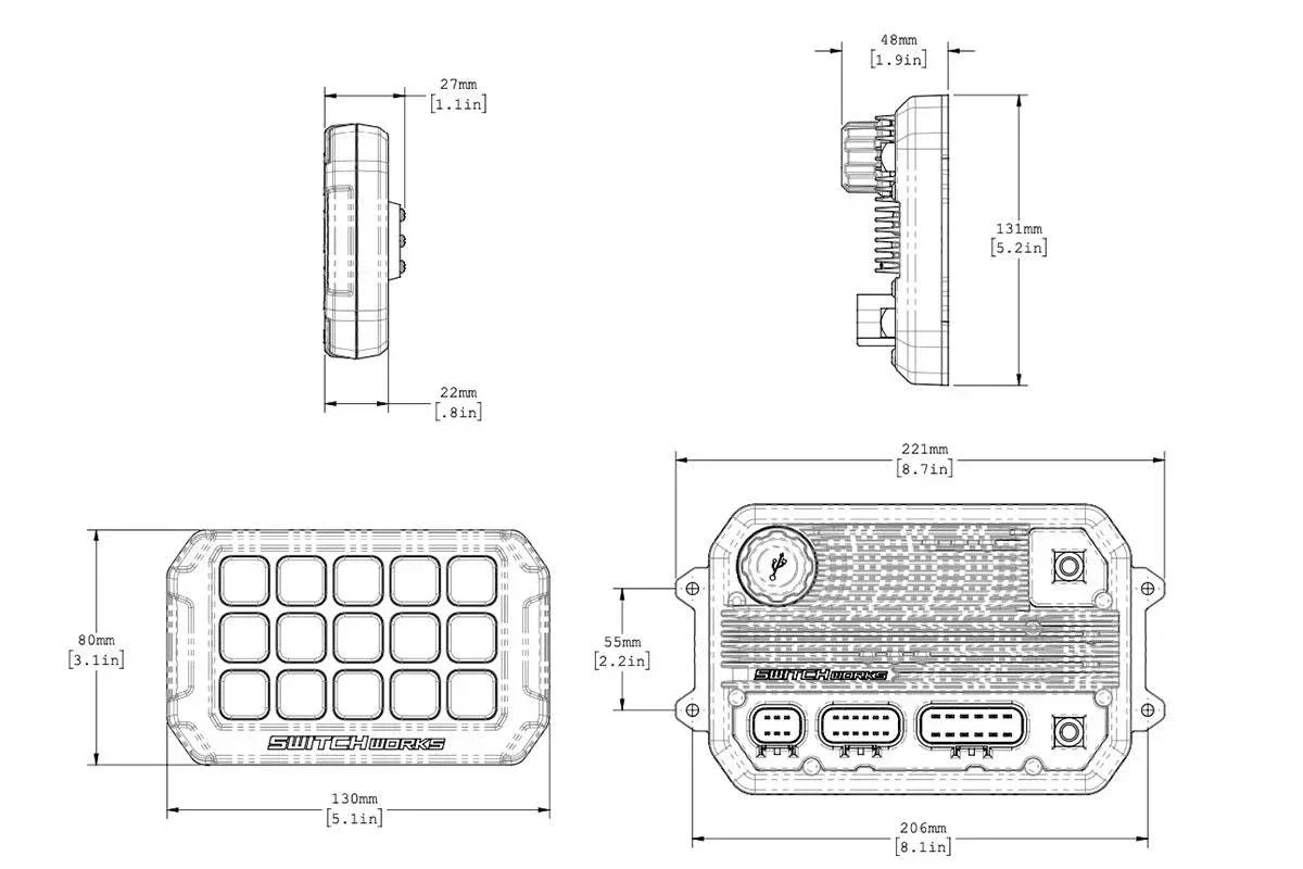 Alpha12 Digital Smart Switcher with 12 Outputs - Image 5