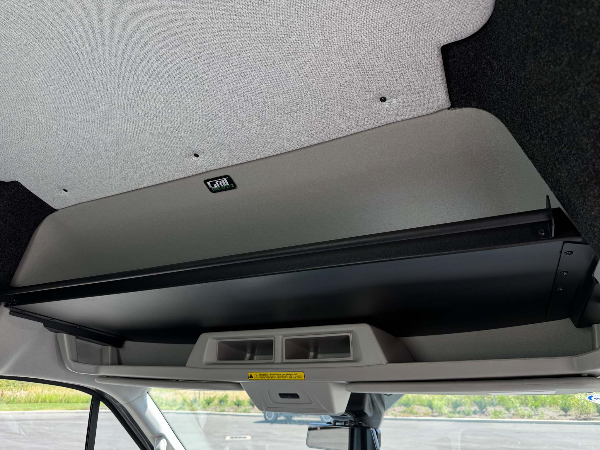 Transit Headliner Shelf with Curtain Rod - Image 3