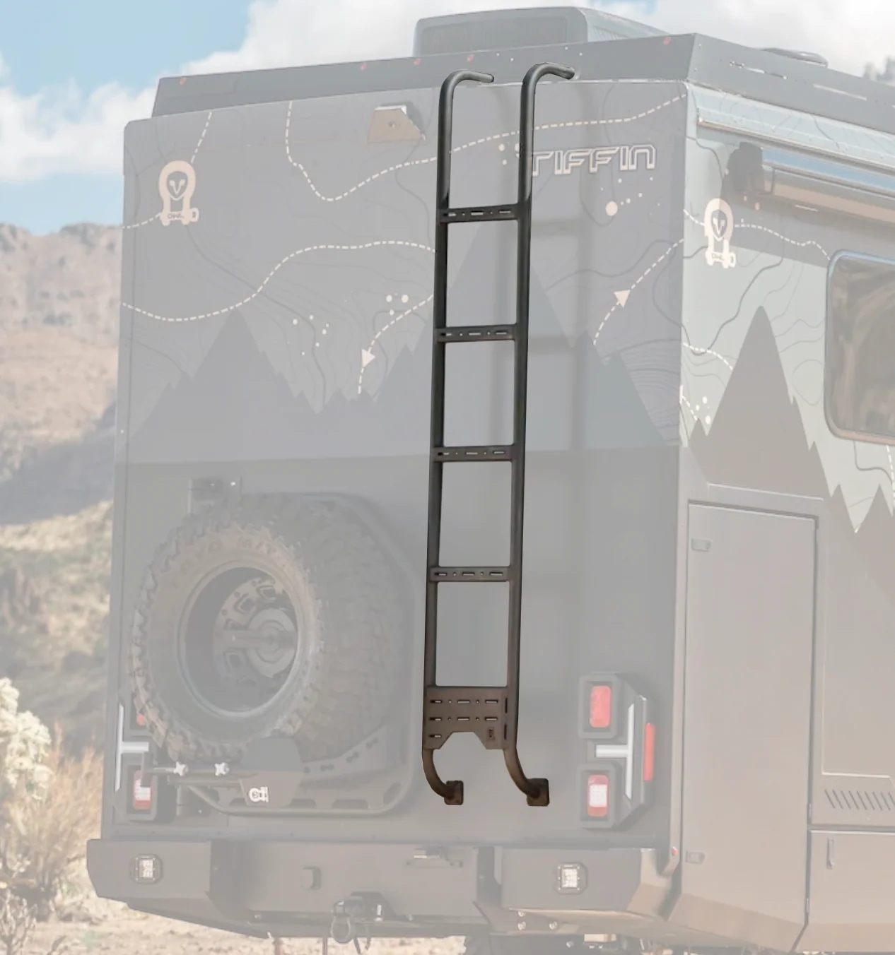 Tiffin Open Trail OTX Rear Carrier System - Image 6