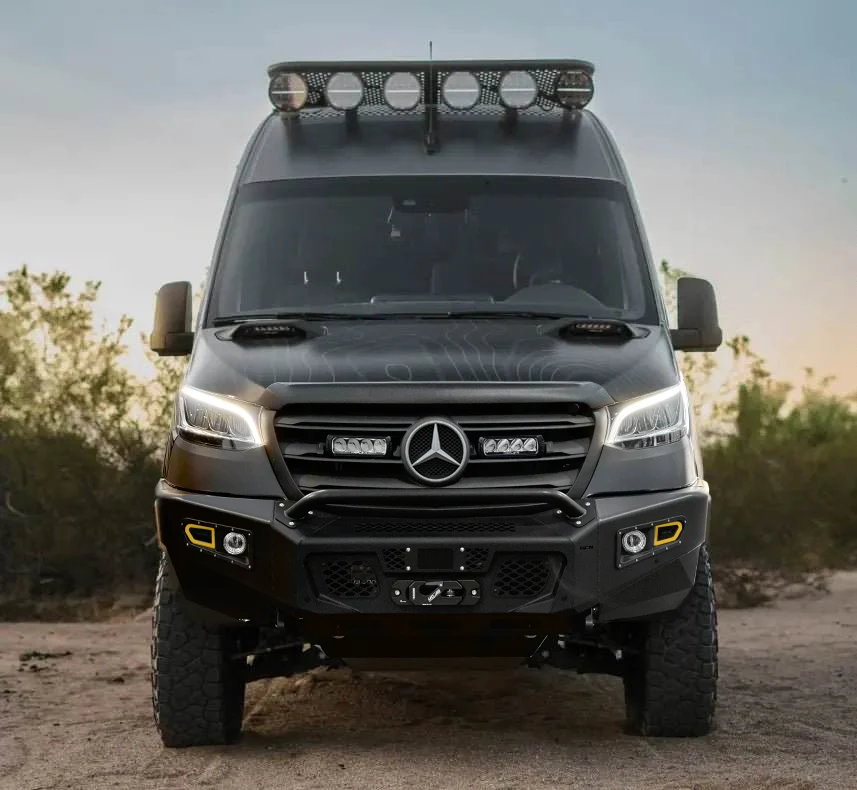 Ridgeline PreRunner: Full Coverage Bumper for Mercedes Sprinter Vans (2019+) - Image 4
