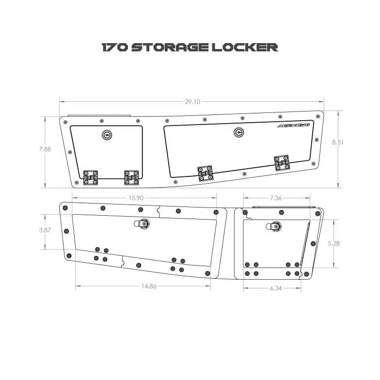 Sprinter Rear Storage Lockers (170" wheelbase) - Image 10