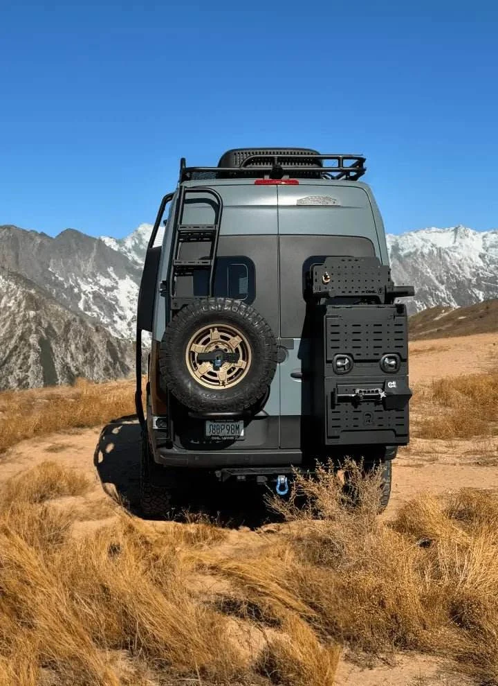 Sprinter Rear Door Ladder + Tire Carrier (2019+) - Image 10