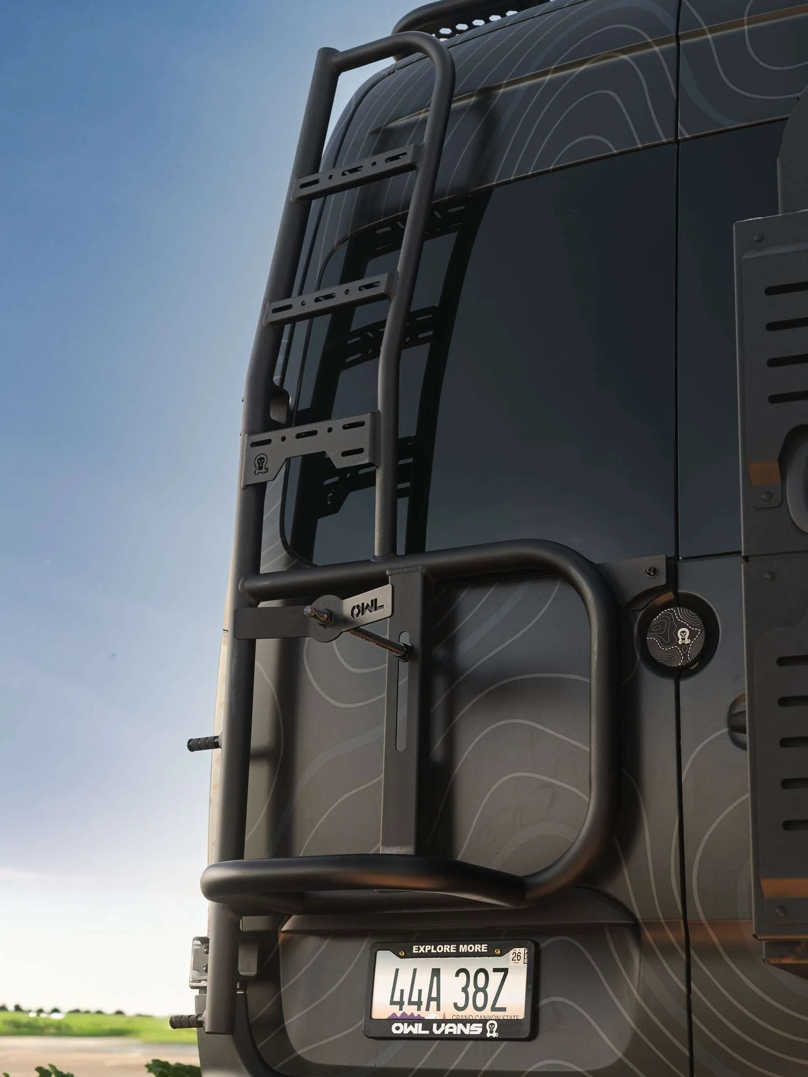 Sprinter Rear Door Ladder + Tire Carrier (2019+) - Image 11